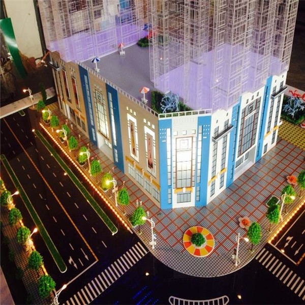 透明城关楼盘模型